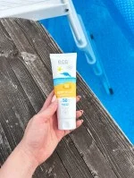 Eco Cosmetics Sonnenmilch Neutral ohne Parfum LSF 50 BIO (125 ml) - mit natürlichen mineralischen Filtern