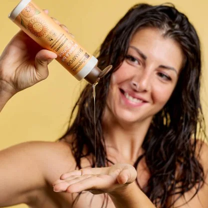 laSaponaria Shampoo mit Sonnenblume und Süßorange BIO 30 ml