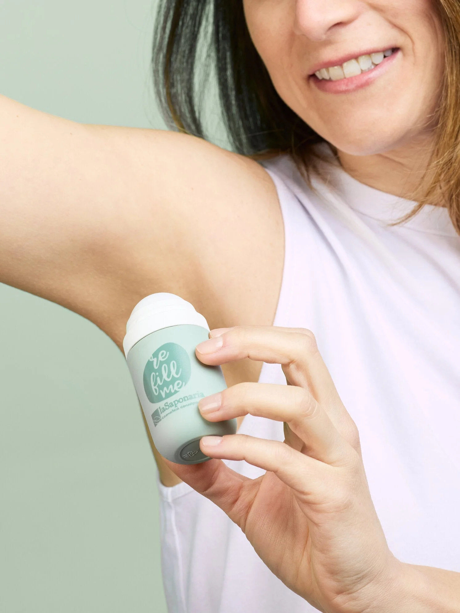 laSaponaria Applikator für Roll-on-Deodorant - nachfüllbar - nachhaltige Lösung