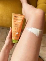laSaponaria Feuchtigkeitsspendende Körpercreme mit Bio-Arganöl und Vitamin C, 200 ml - für strahlende, samtweiche Haut