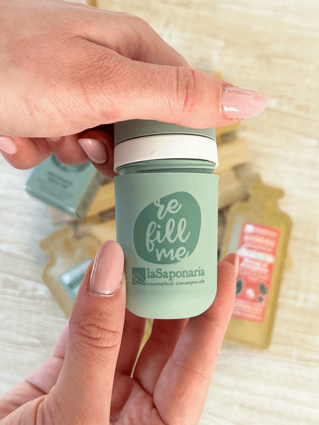laSaponaria Nachfüllung für das Roll-on-Deodorant Grace - BIO, duftfrei (40 ml) - für empfindliche Haut