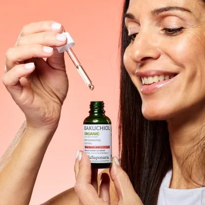 laSaponaria Gesichtsserum - Bakuchiol BIO (30 ml) - für ein jugendliches Hautbild