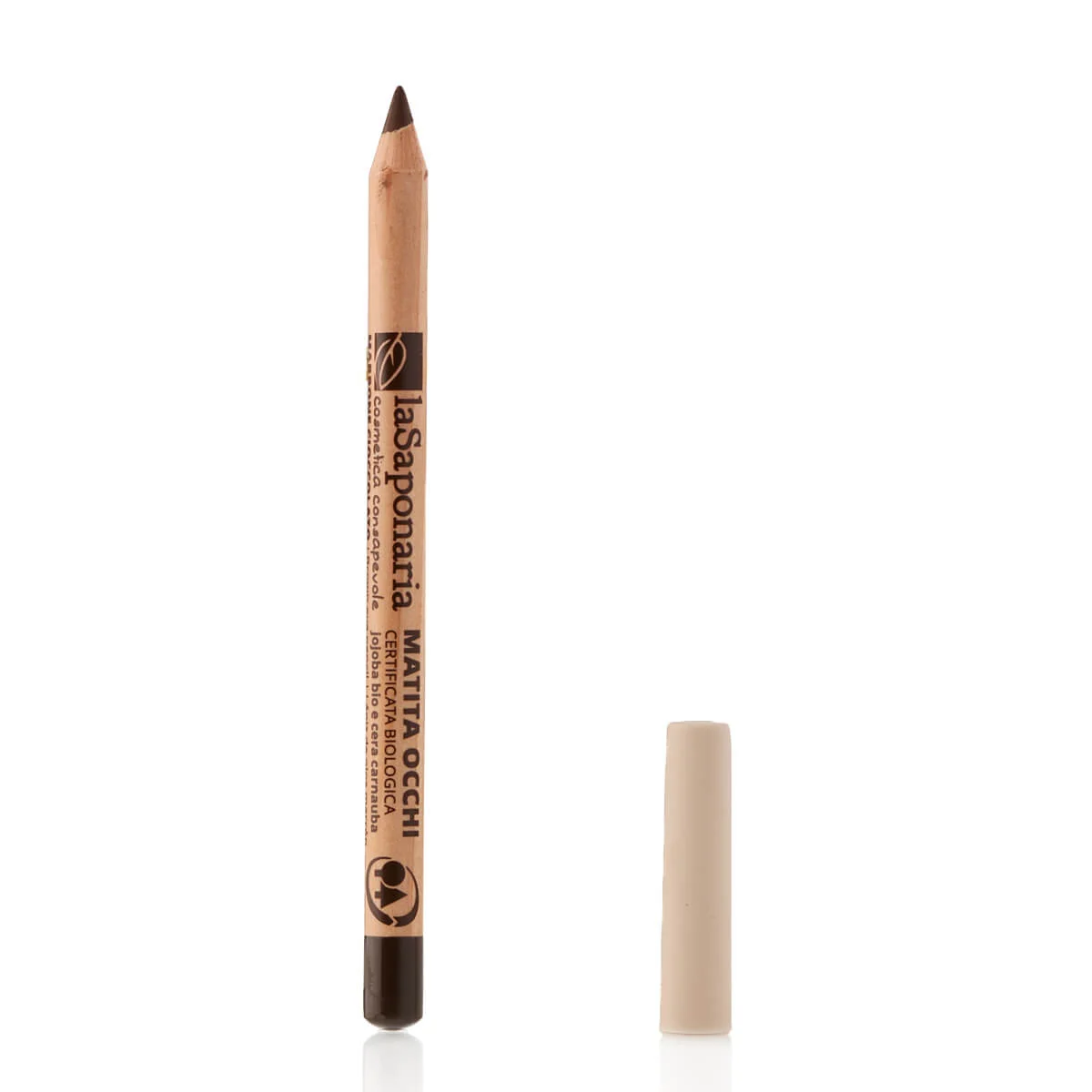 laSaponaria Augenstift mit Bio-Jojoba (1,1 g) intensiv schwarz - betont Ihre Augen