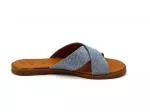 Perky Washed Denim Sandal