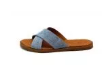 Perky Washed Denim Sandal