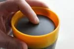 Circular Cup (227 ml) - creme/grün - aus Einweg-Pappbechern