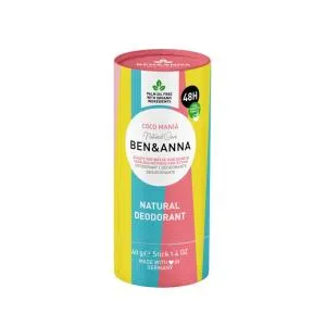 Ben & Anna Festes Deodorant (40 g) - Kokosnuss