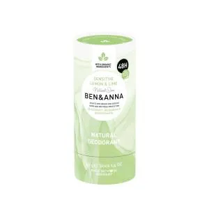 Ben & Anna Sensitive Solid Deodorant (40 g) - Zitrone und Limette - ohne Backpulver