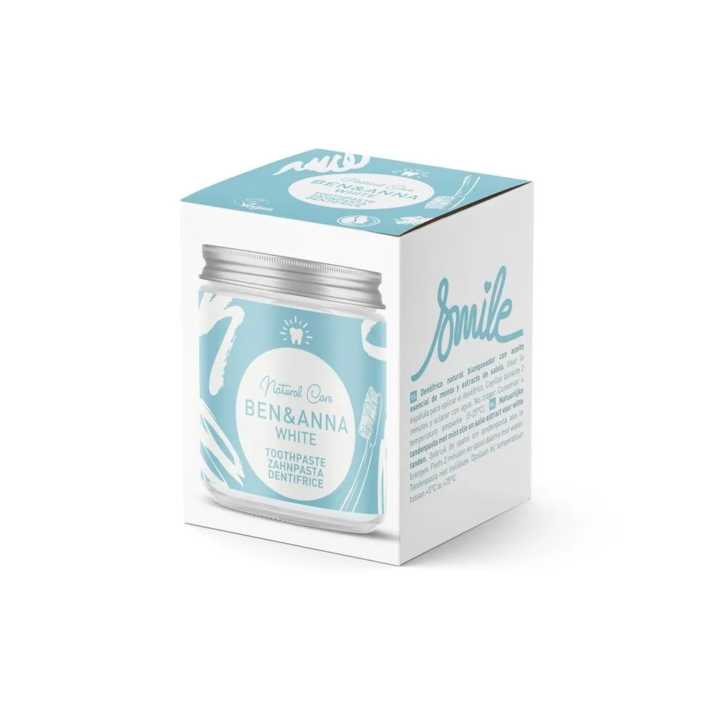 Ben & Anna Anti-Flecken-Zahnpasta (100 ml) - hinterlässt ein frisches Gefühl im Mund
