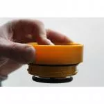 Circular Cup (227 ml) - creme/türkis - aus Einweg-Pappbechern
