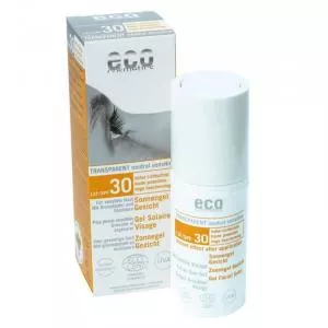 Eco Cosmetics Sonnenschutz Transparentes Gesichtsgel SPF 30 (30 ml)