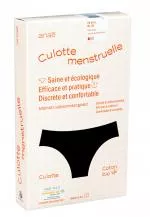 Ecodis Anaé by Menstruationshöschen Höschen für leichte Menstruation - schwarz XL - aus kontrolliert biologischer Baumwolle
