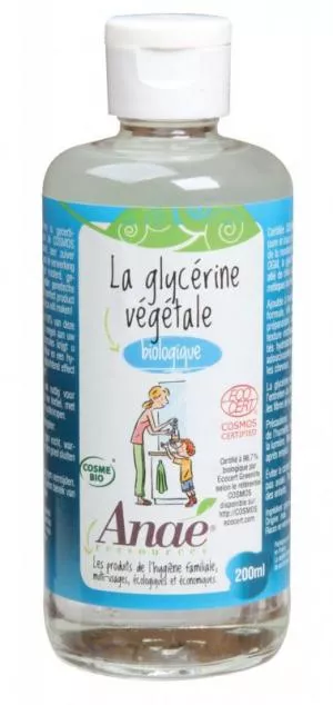 Ecodis Anaé by Vegetable Glycerin BIO (200 ml) - spendet Feuchtigkeit und macht die Haut geschmeidig