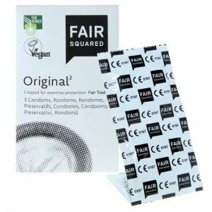 Fair Squared Kondom Original (3 Stück) - vegan und fair gehandelt