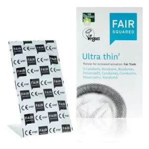 Fair Squared Kondom Ultra Thin (3 Stück) - vegan und fair gehandelt