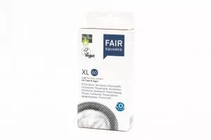 Fair Squared Kondom XL 60 (8 Stück) - vegan und fair gehandelt