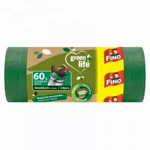 FINO Müllsäcke Green Life Easy pack 27 μm - 60 l (18 Stück)