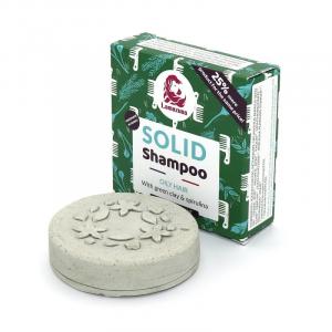 Festes Shampoo für fettiges Haar mit grüner Tonerde und Spirulina (70 g)