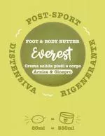 laSaponaria Everest Solid Foot and Body Butter (80 ml) - für ein Gefühl der Erleichterung und leichte Füße