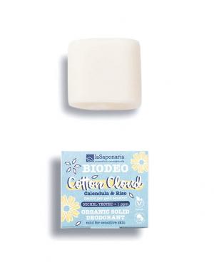 Festes Deodorant Cotton Cloud BIO (40 g) - ohne Parfüm und Backpulver