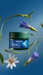 Weleda Straffende Nachtcreme Blauer Enzian und Alpine Zaubernuss