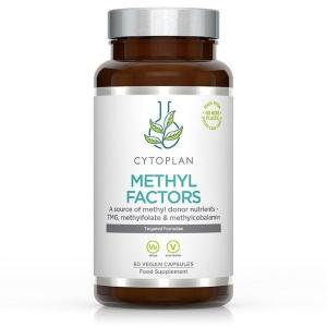 Cytoplan METHYL FACTORS - B1 Betain B2 B6 Folsäure (L-Methylfolat) Vitamin B12 und Zink, 60 Kapseln