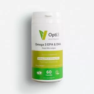 Vegetology Opti3 Omega-3 EPA & DHA mit Vitamin D 60 Kapseln