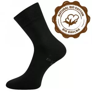 Lonka Socken BIO Baumwolle schwarz