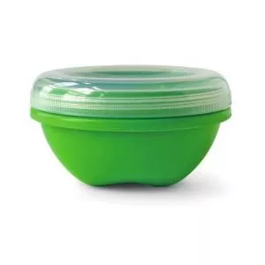 Preserve Snackbox (560 ml) - grün - aus 100% recyceltem Kunststoff