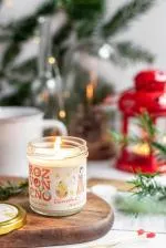Rozvoněno Duftkerze - Weihnachtswunder (130 ml) - mit Lebkuchengewürz