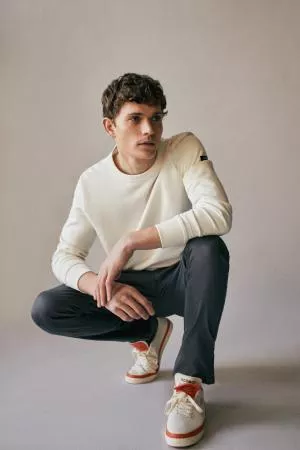 Ecoalf Taberalf Sweatshirt Man Off White