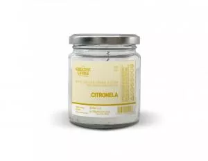 The Greatest Candle in the World The Greatest Candle Zero-Waste Kerze aus Glas (120 g) - Citronella - hält ca. 30 Stunden