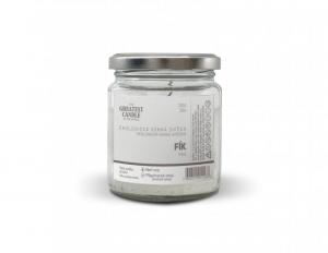 The Greatest Candle Zero-Waste Kerze aus Glas (120 g) - Feige - hält ca. 30 Stunden