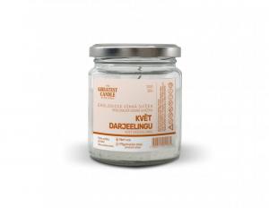 The Greatest Candle Zero-Waste Kerze im Glas (120 g) - Darjeeling-Blüte - hält ca. 30 Stunden