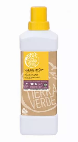 Tierra Verde Geschirrspülgel - INNOVACE (1 l) - aus Waschnüssen in Bio-Qualität