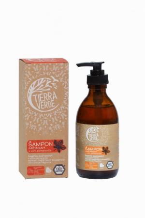 Kastanien-Shampoo zur Stärkung der Haare mit Orange (230 ml)