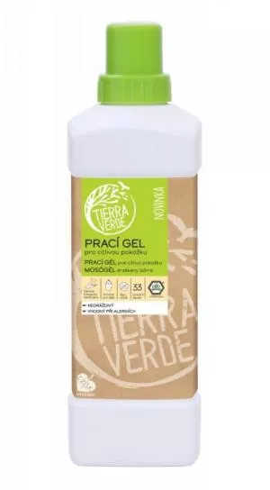 Tierra Verde Waschgel für empfindliche Haut (1 l) - ideal für Ekzempatienten, Allergiker und Kinder