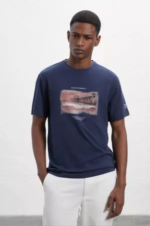 Ecoalf Tximalf t-shirt man navy