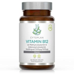 Vitamin B12, 1000 µg Bioactive unter der Zunge, 60 Tabletten