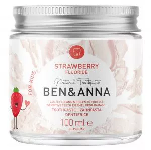 Ben & Anna Fluoridzahnpasta für Kinder mit Erdbeergeschmack 100 ml