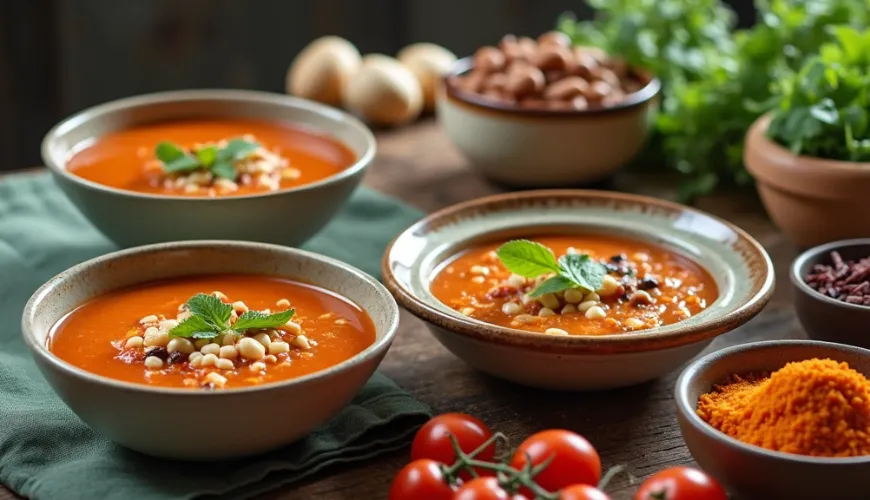Azteken-Suppe als einfaches Rezept für ein gesundes Abendessen