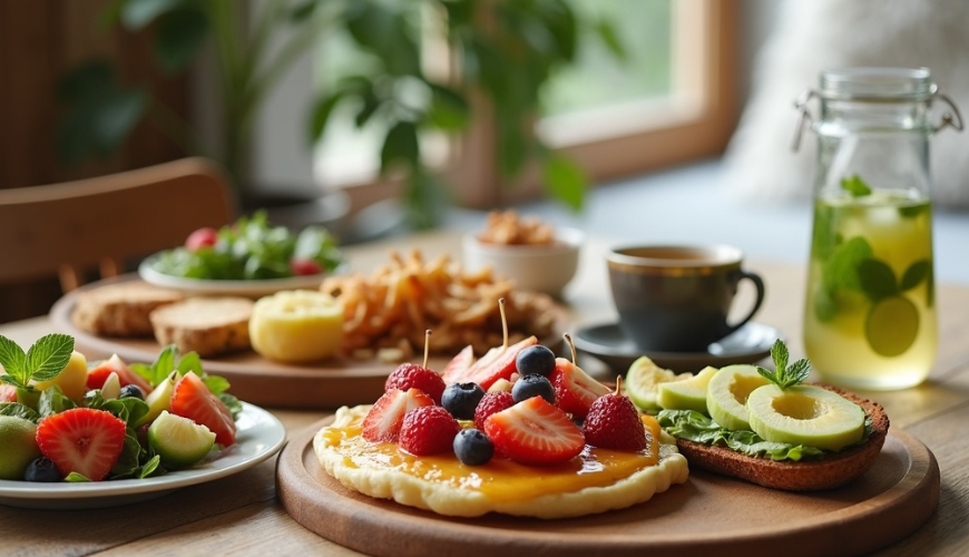 Ein Brunch zu Hause gelingt leicht, wenn Sie Süßes, Salziges und eine warme Speise kombinieren, die