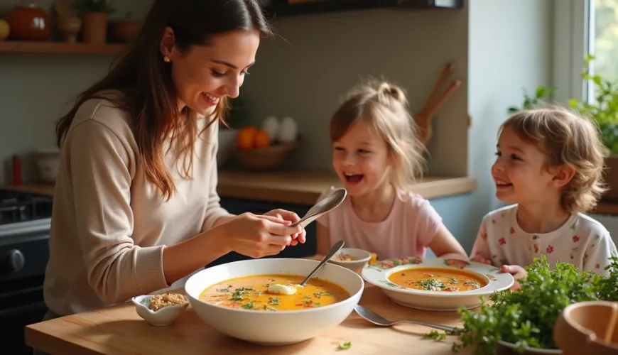 Zwiebelsuppe ohne Wein bringt Ihnen den traditionellen Geschmack ohne Alkohol.