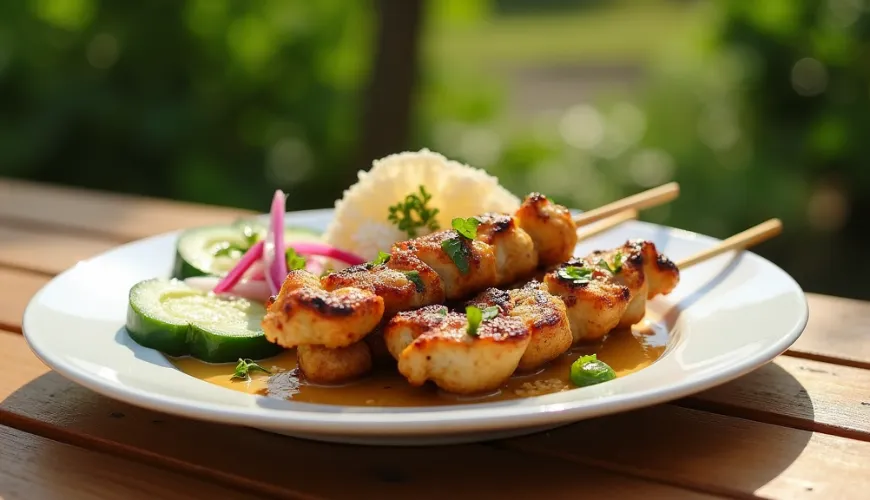 Wie man Hühnchen-Satay wie ein Profi direkt zu Hause zubereitet