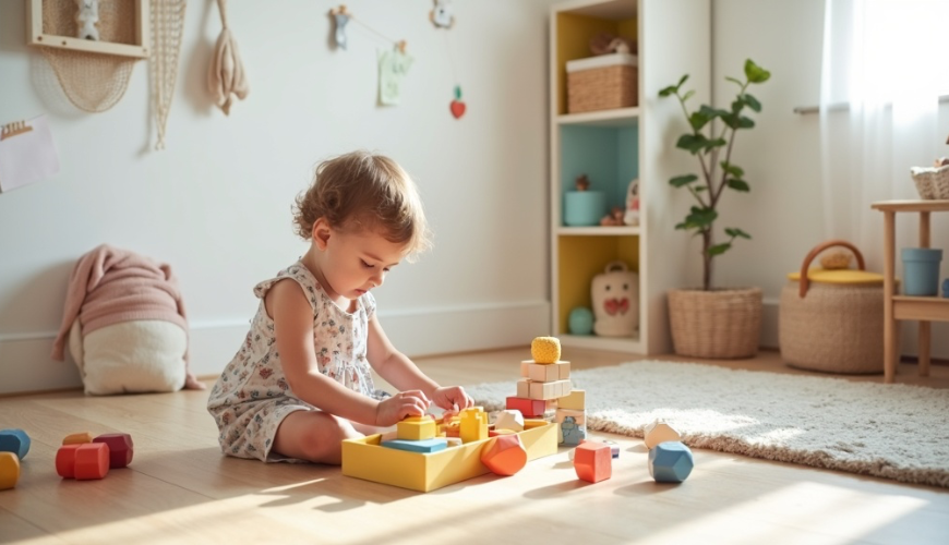 Minimalismus bei Kindern, der das Zimmer befreit und mehr Raum für echtes Spielen schafft