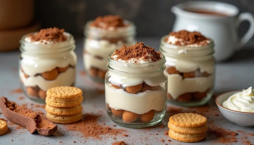 Entdecken Sie ein einfaches Tiramisu mit Mascarpone ohne Eier