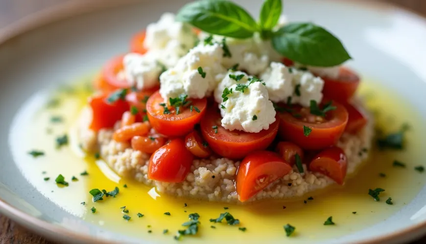 Entdecken Sie den Zauber des Gerichts Dakos in der Gemütlichkeit Ihrer heimischen Küche.