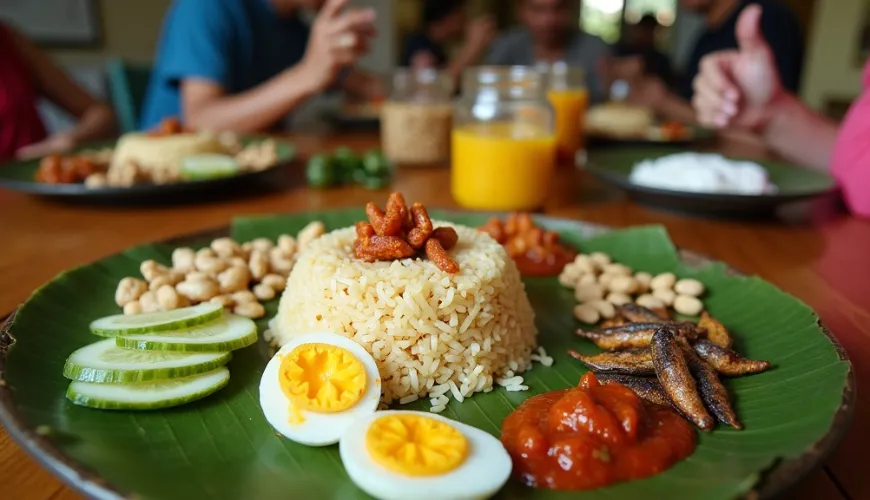 Entdecken Sie Nasi Lemak und seine reiche Geschichte und Tradition