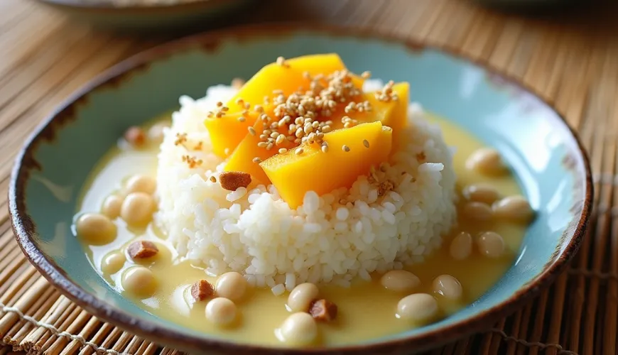 Entdecken Sie ein großartiges Rezept für Mango Sticky Rice und beeindrucken Sie Ihre Liebsten