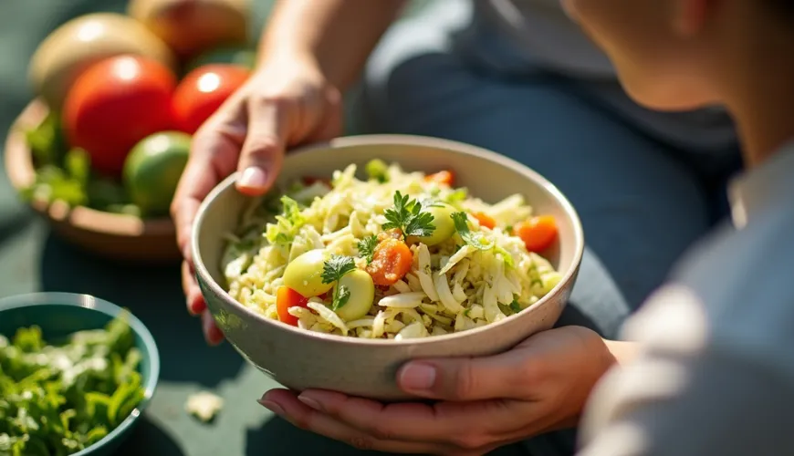 Bereiten Sie zu Hause einen leichten und erfrischenden vietnamesischen Kohlsalat zu